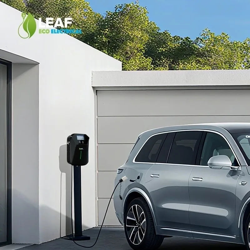 LEAF 7.4kW Tethered EV Charger – Black | Smart Wi-Fi | Type 2 Secondary image