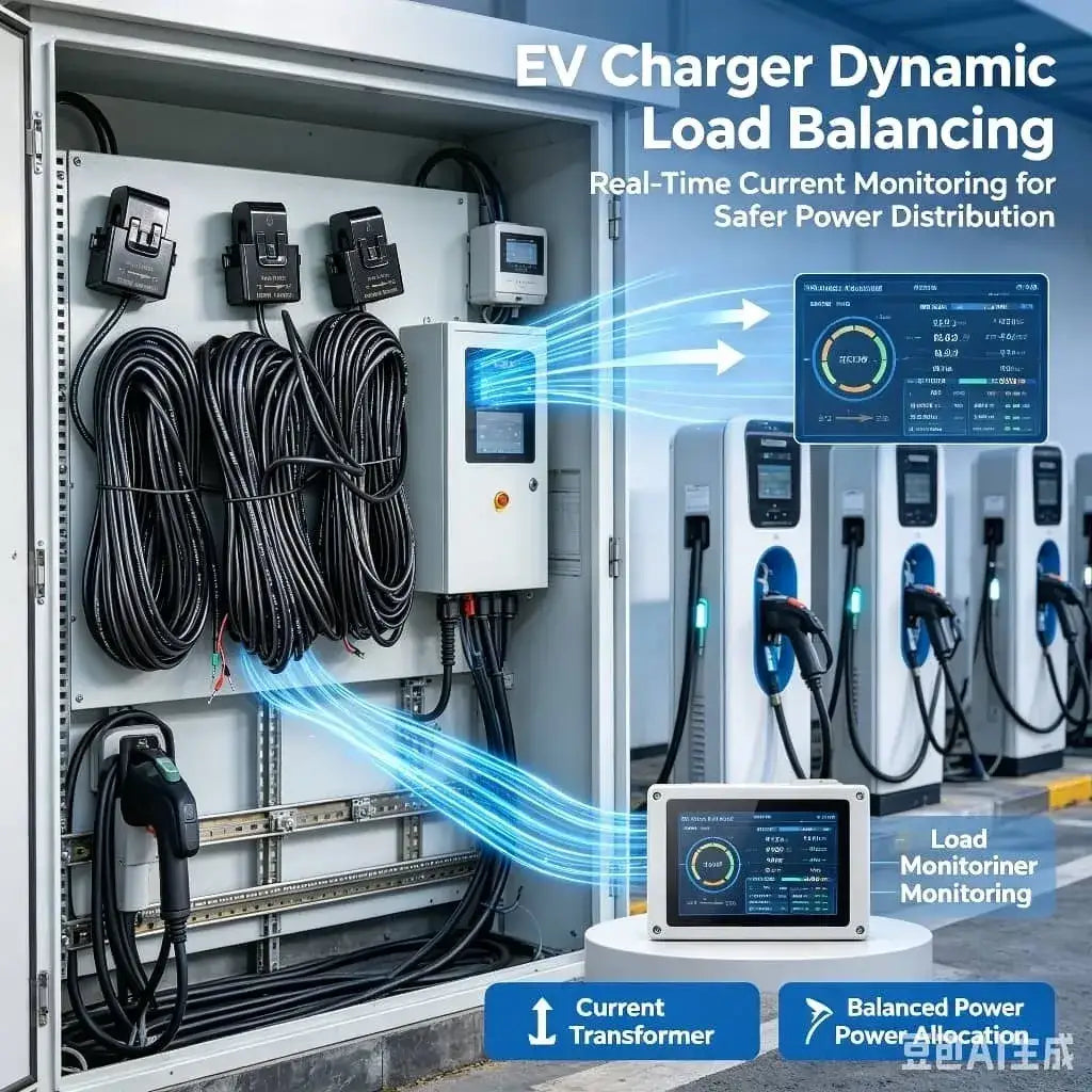 CT Clamp for EV Chargers | Dynamic Load Balancing Sensor