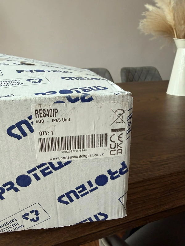 Proteus Pre-Wired 40A EV Distribution Board | Type A RCBO | IP65