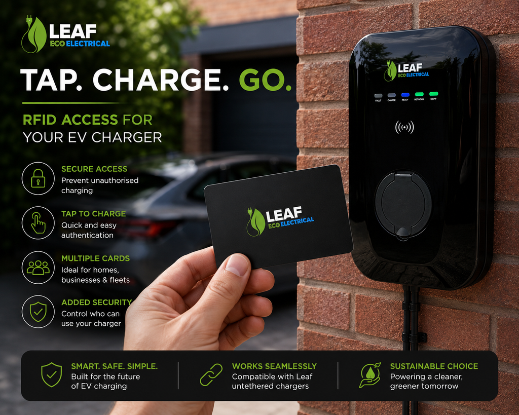 LEAF RFID Access Card – Replacement / Additional EV Charger Card